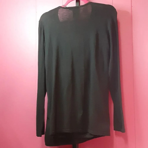 Plus Size Ruffled Convertible Cardigan Sweater - Picture 6 of 6